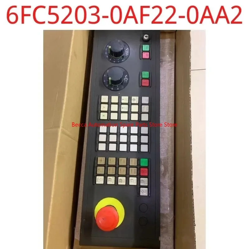

Panneau de commande de machine Sinumerik d'occasion, clés mécaniques, EMERSENCY OFF, MCP 48255., MPI, largeur 19 ", 16mm, 6FC520
