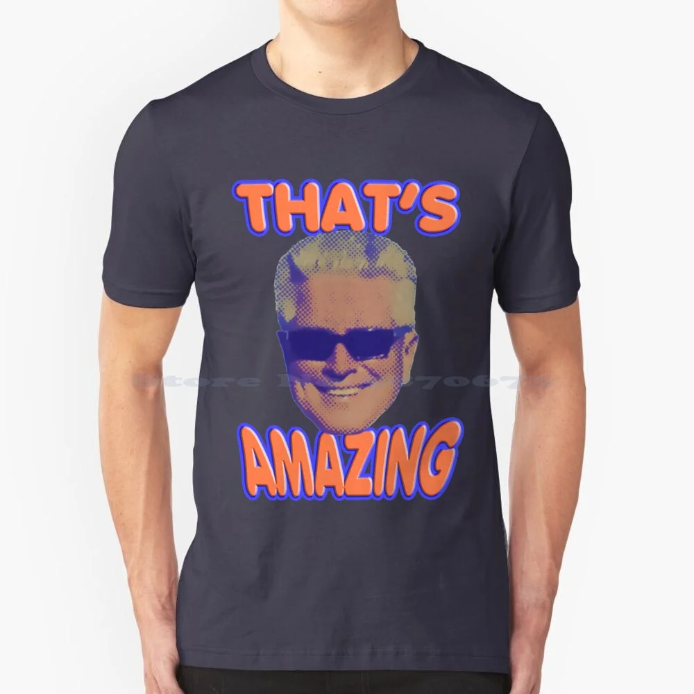 

Это потрясающе! Футболка Huell Howser из 100% хлопка, футболка Huell Howser Thats Amazing California Gold