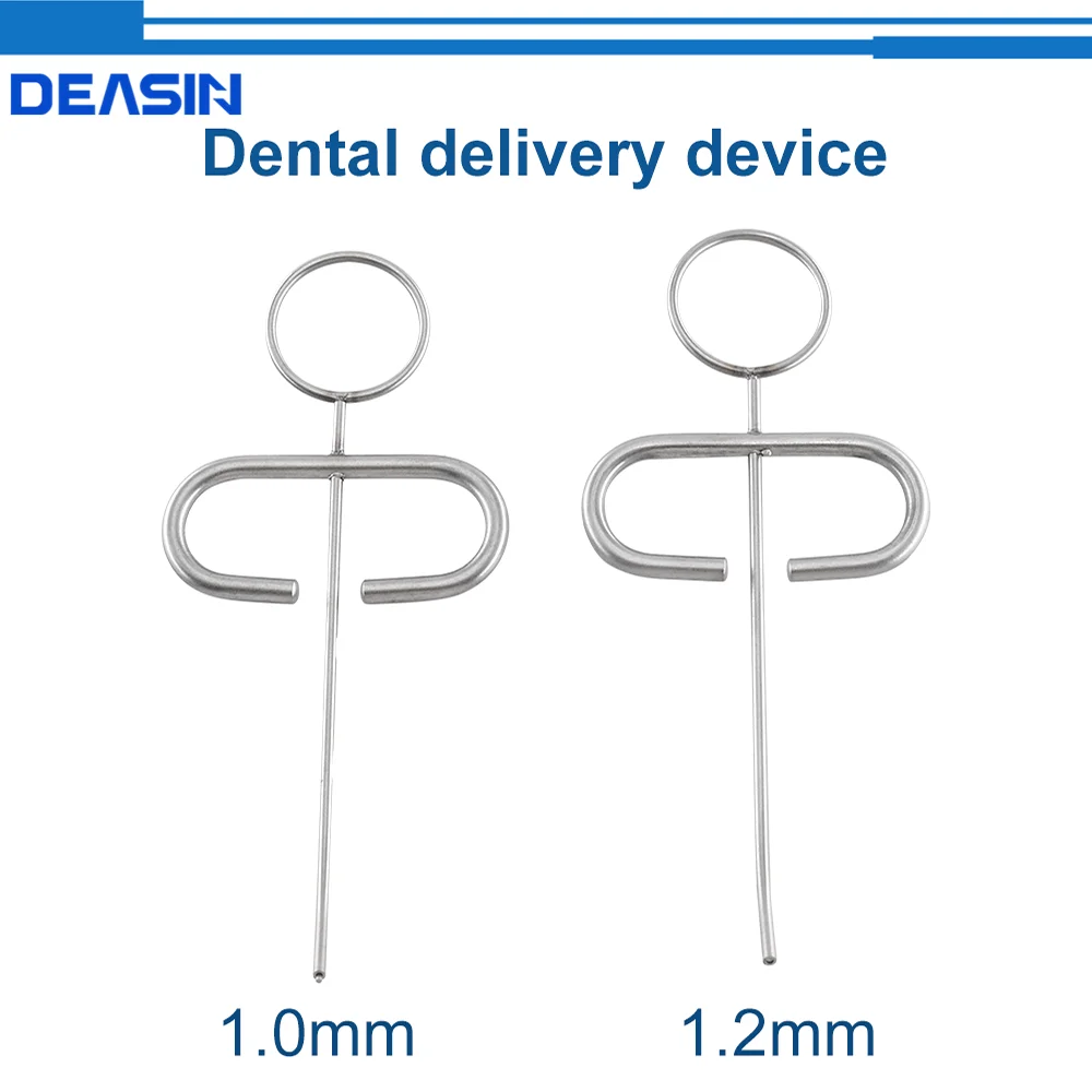 Dental MTA Plugger Applicator Endodontic Bone Graft Syringe Carrier Curved Implant Collector Powder Meal Conveyors Teeth Filling