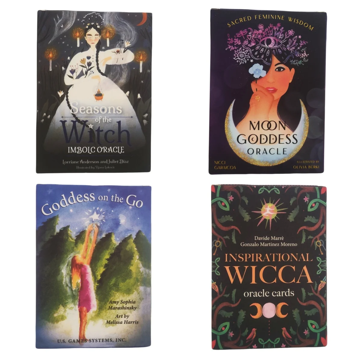 Seasons of The Witch Oracle Cards For Christmas Holiday Gift Family Party Entertainment Board Game Divination Telling Card Game