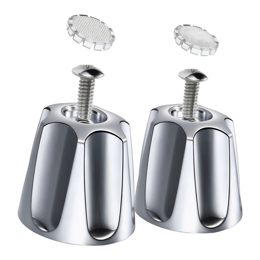 Bathroom Faucet Lever Polished Silver Faucet Handles For Bathroom Renovation Rust Resistant Material For Pfister Series Tubs