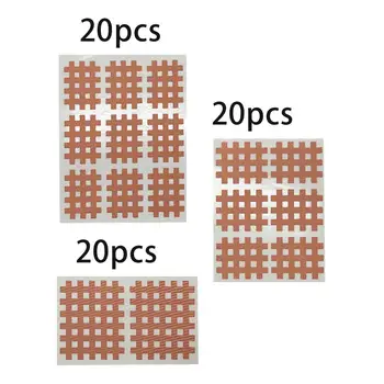 Pak Van 20 Cross-Muscular Tape Mesh Sportbanden Stickers Voor Tennissport