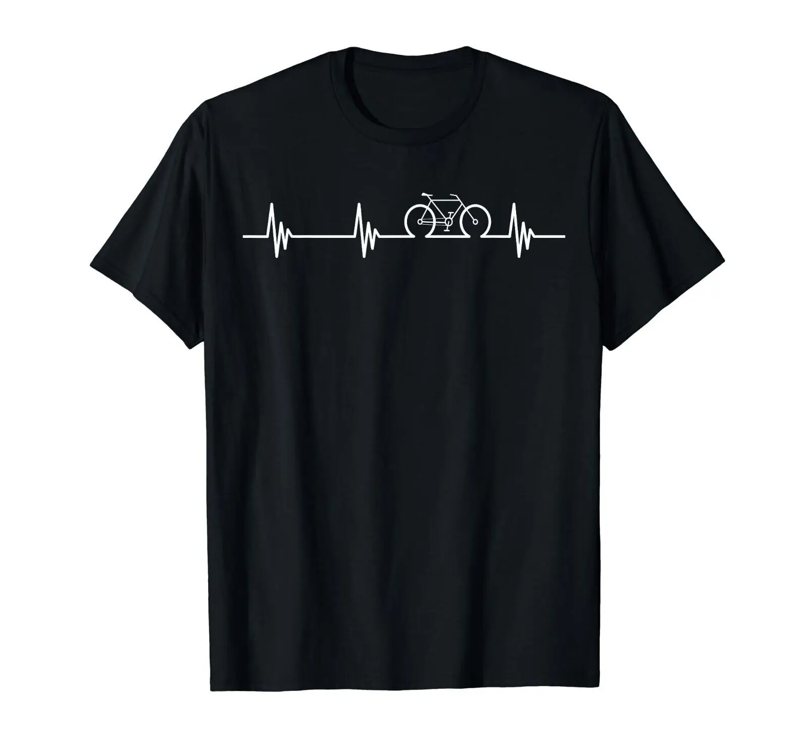 Cycling Heartbeat T-Shirt Bicycle Love Biking Shirt Gifts Unisex T-Shirt