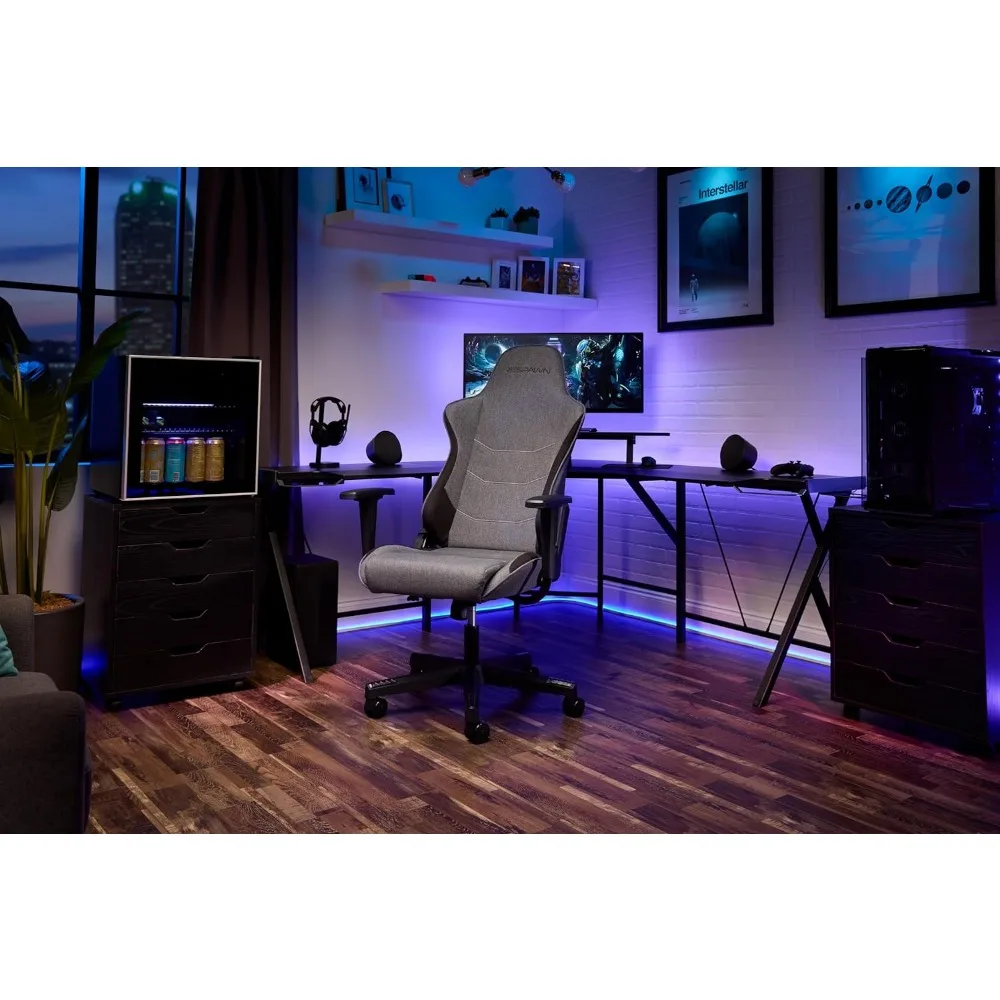 Ergonomic Gaming Chairs Office Chair with Integrated Headrest Gaming Chair for Adults 135 Degree Recline with Angle Lock