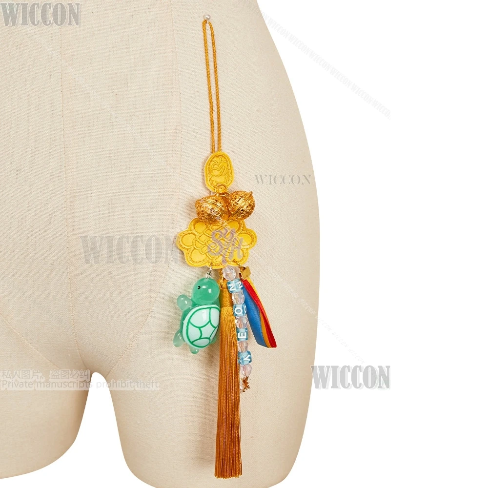 أنيمي شيطان تأثيري زوي الصينية عقدة زي لطيف الدعائم لطيف السلحفاة زوي اسم قلادة جيراي كي الفتيات الدعائم هالوين كوميك كون