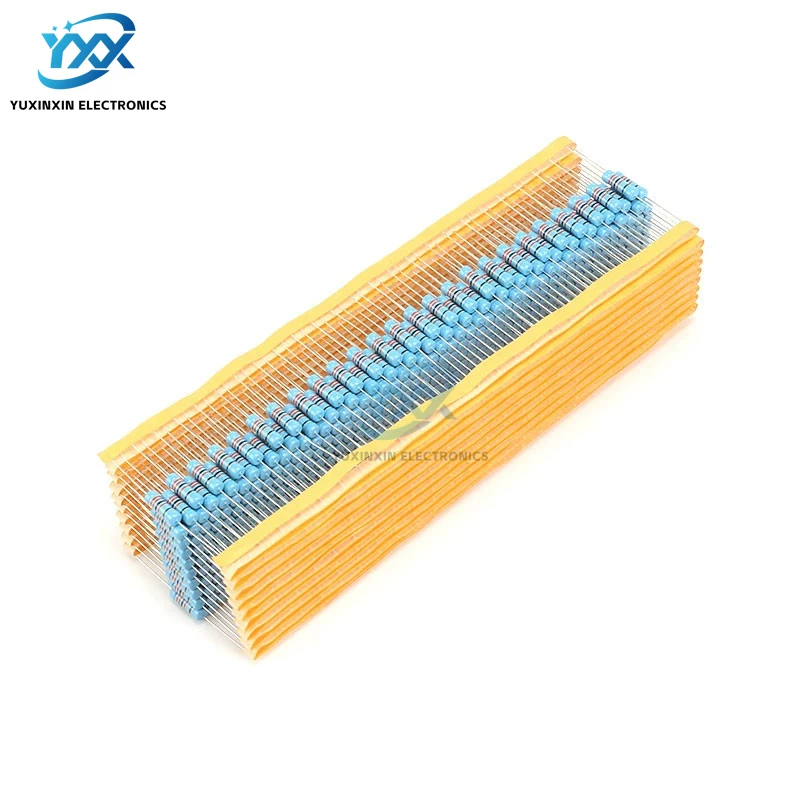 20pcs 3W ตัวต้านทานฟิล์มโลหะ 1% 0.1R-10M 10R 22R 47R 100R 330R 1K 4.7K 10K 22K 47K 100K 330K 470K 1 2 10 22 47 100 330 1M ohm
