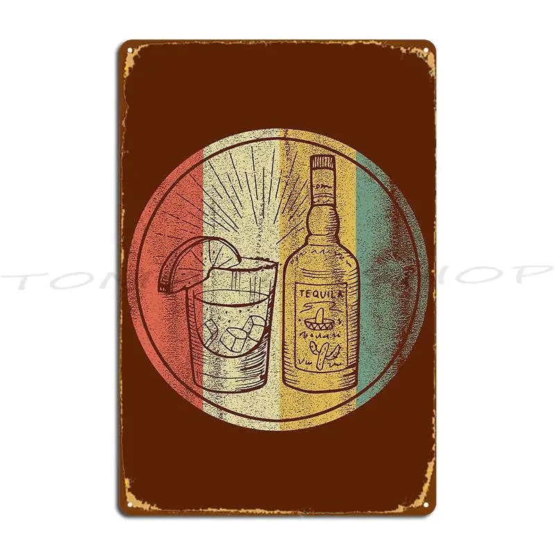Tequila Lovers Funny Cinco De Mayo Best Tequila Metal Sign Plaques Wall Decor Bar Party Plates Designer Tin Sign Poster