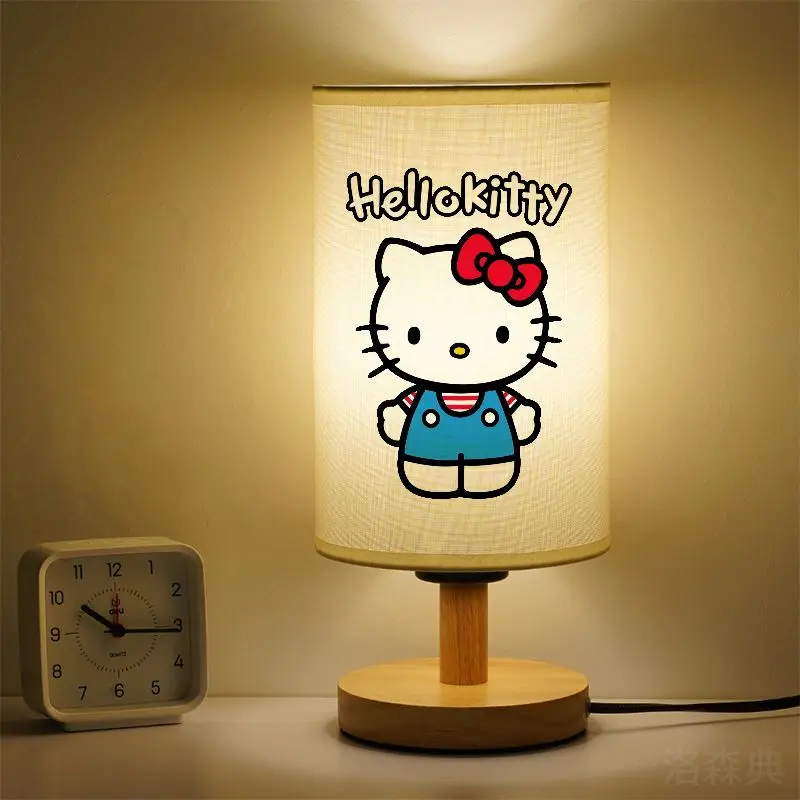 مصباح طاولة صغير هالو كيتي، لطيف وأنيق، تصميم كرتوني لغرفة البنات أو غرفة النوم بجانب السرير، هدية عيد ميلاد للأصدقاء #4