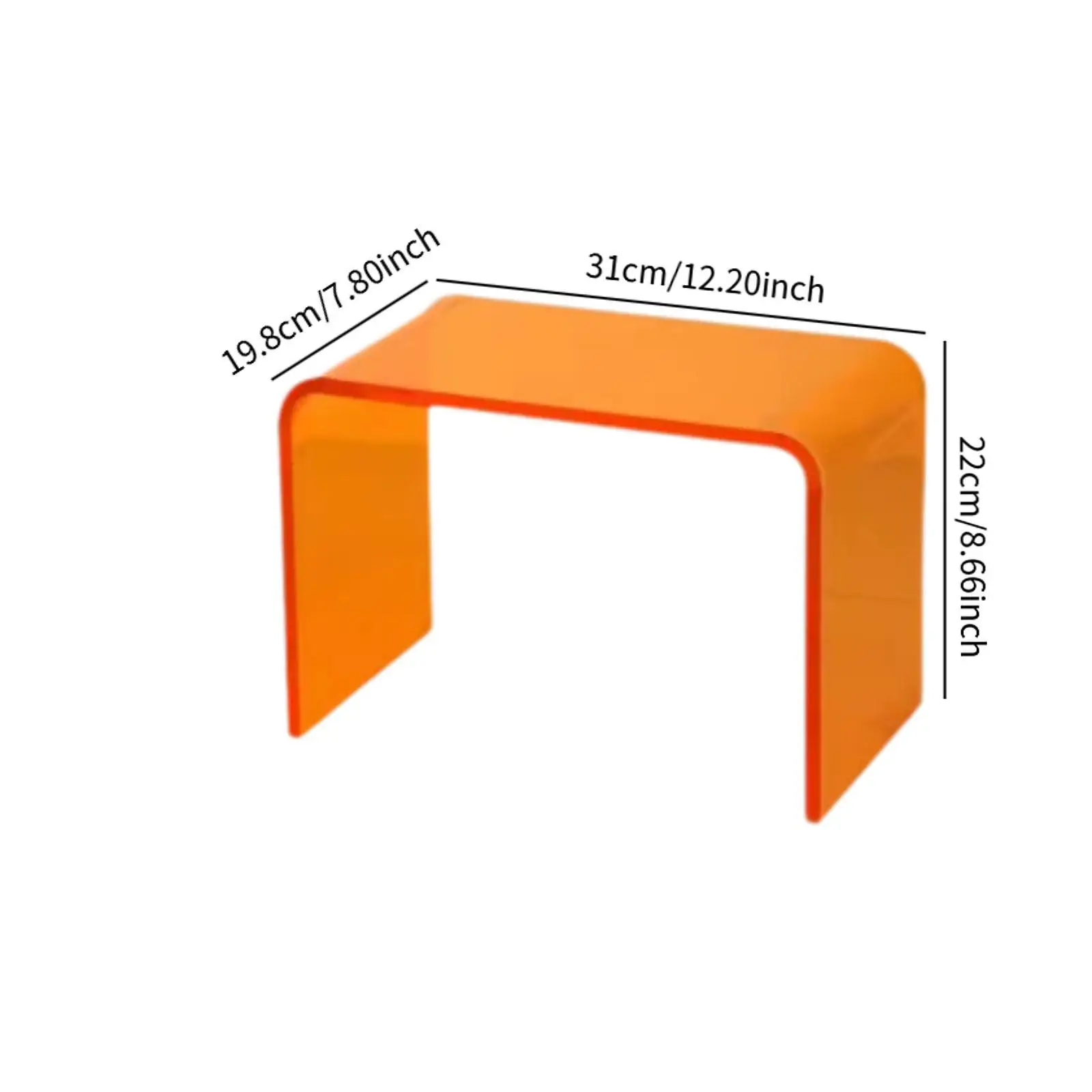 مقعد استحمام من الأكريليك، مقعد استحمام مضاد للانزلاق، متعدد الوظائف، ثابت للأطفال، مسند قدم لغرفة النوم والمرحاض #6