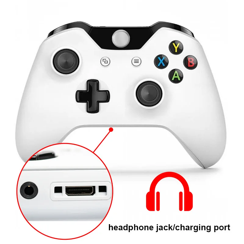 Wysokiej jakości bezprzewodowy Controlle dla Xbox One Bluetooth Joystick Controle dla Xbox One S konsola do gier kompatybilny z komputerami Win7/8/10