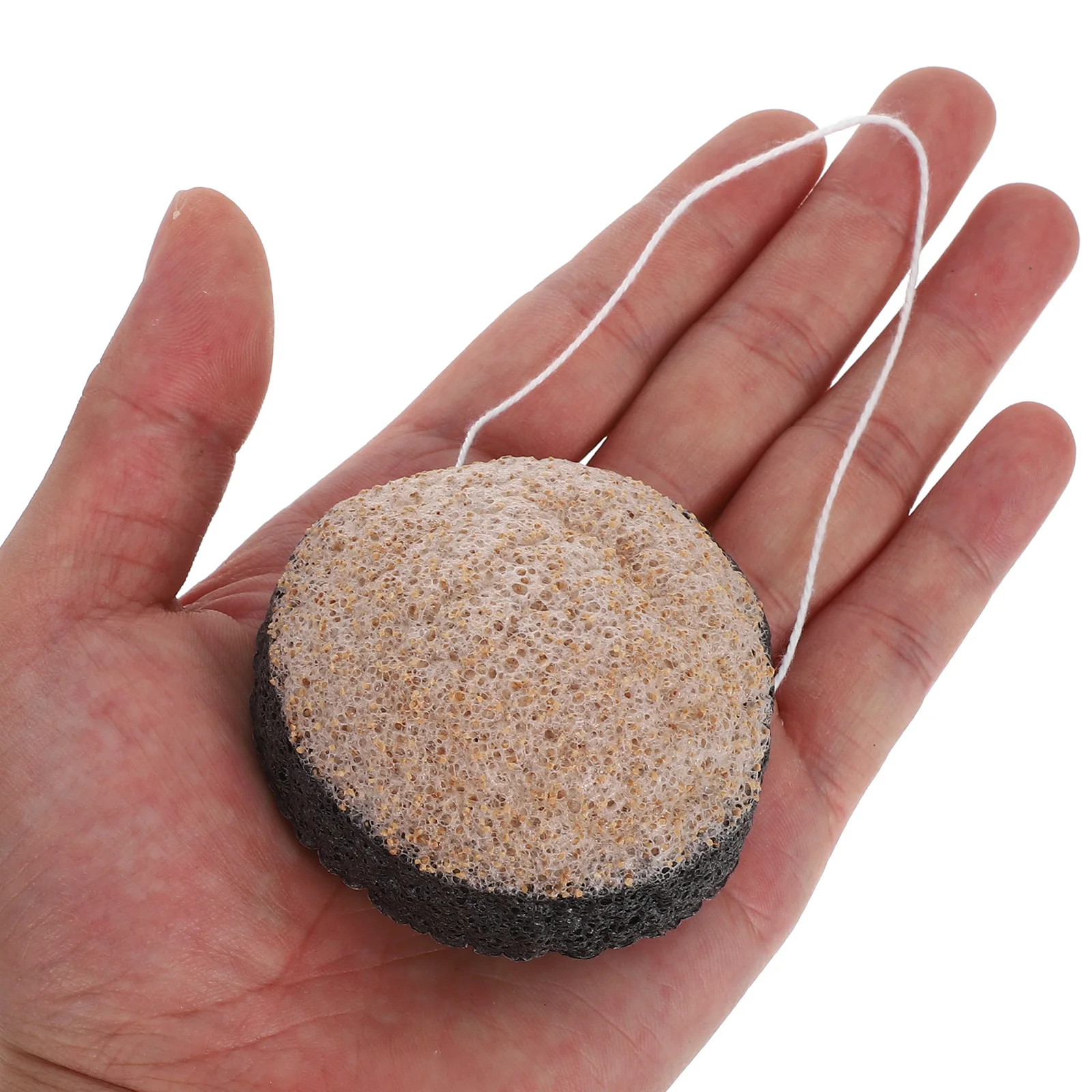 

3Pcs Konjac Facial Sponge Dual Sided Exfoliating Face Scrubber Bamboo Charcoal Cleansing Pad Deep Clean Face Pad for Skincare