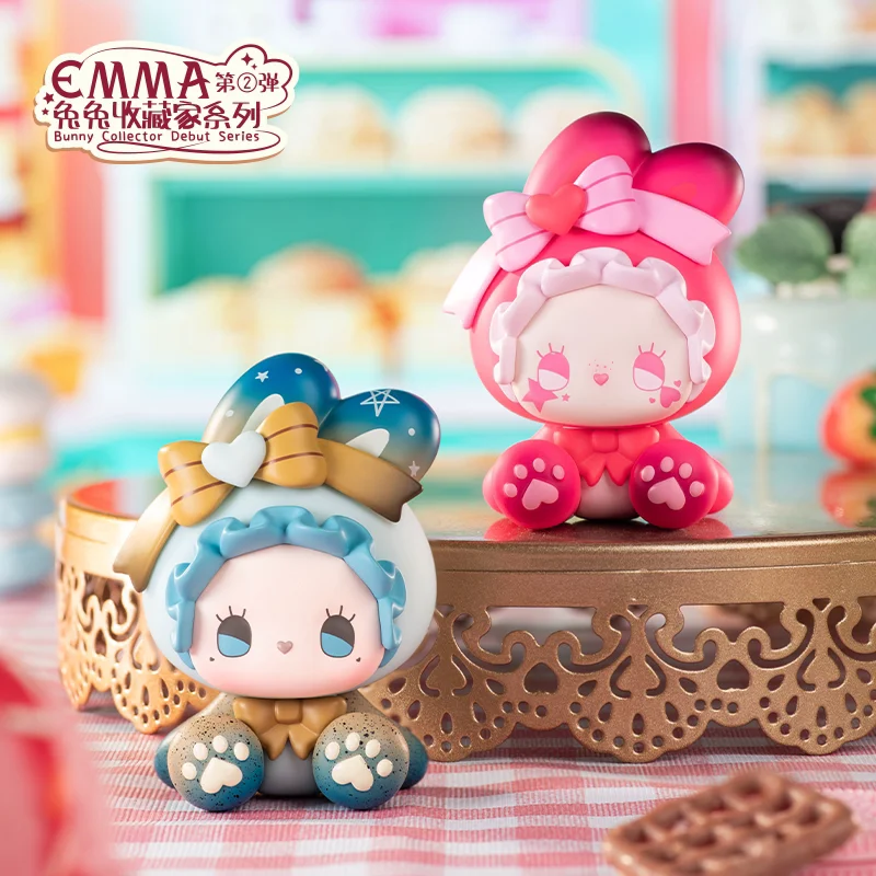 

Sell Well Emma Bunny Collector Series 2 Blind Box Cute Flocked Kawaii Collectible Dolls Desktop Ornaments Gift For Teenage Girls