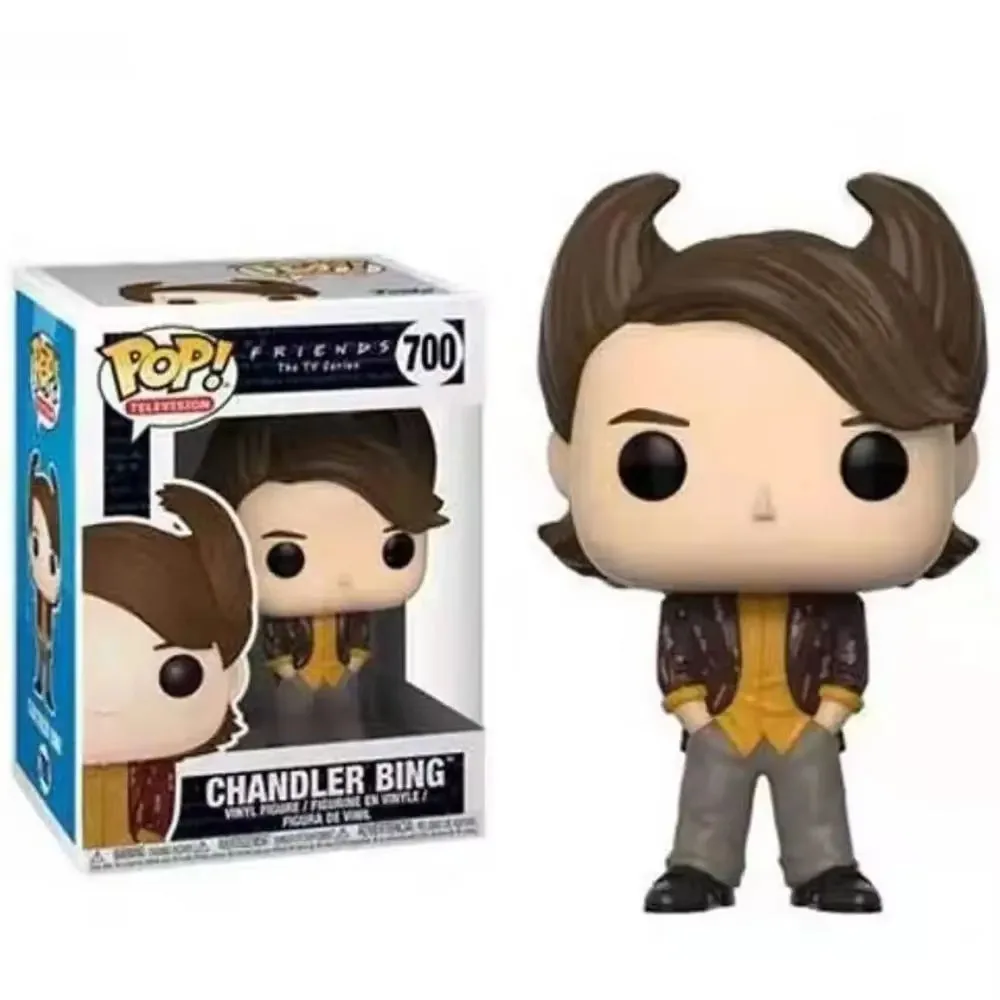 Funko Pop Friends Chandler Bing 700 Joey Tribbiani 701 Ross Geller 702 Rachel Green 703 Vinyl Action Figure Toys Kids Gifts