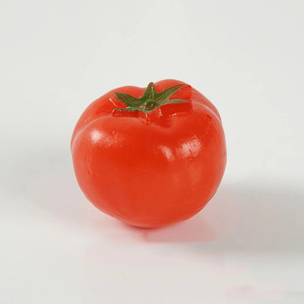 5 Pcs Cherry Tomato Model Tomatoes Miniature Props Fake Fruit Artificial Pvc Layout Scene Decor Models