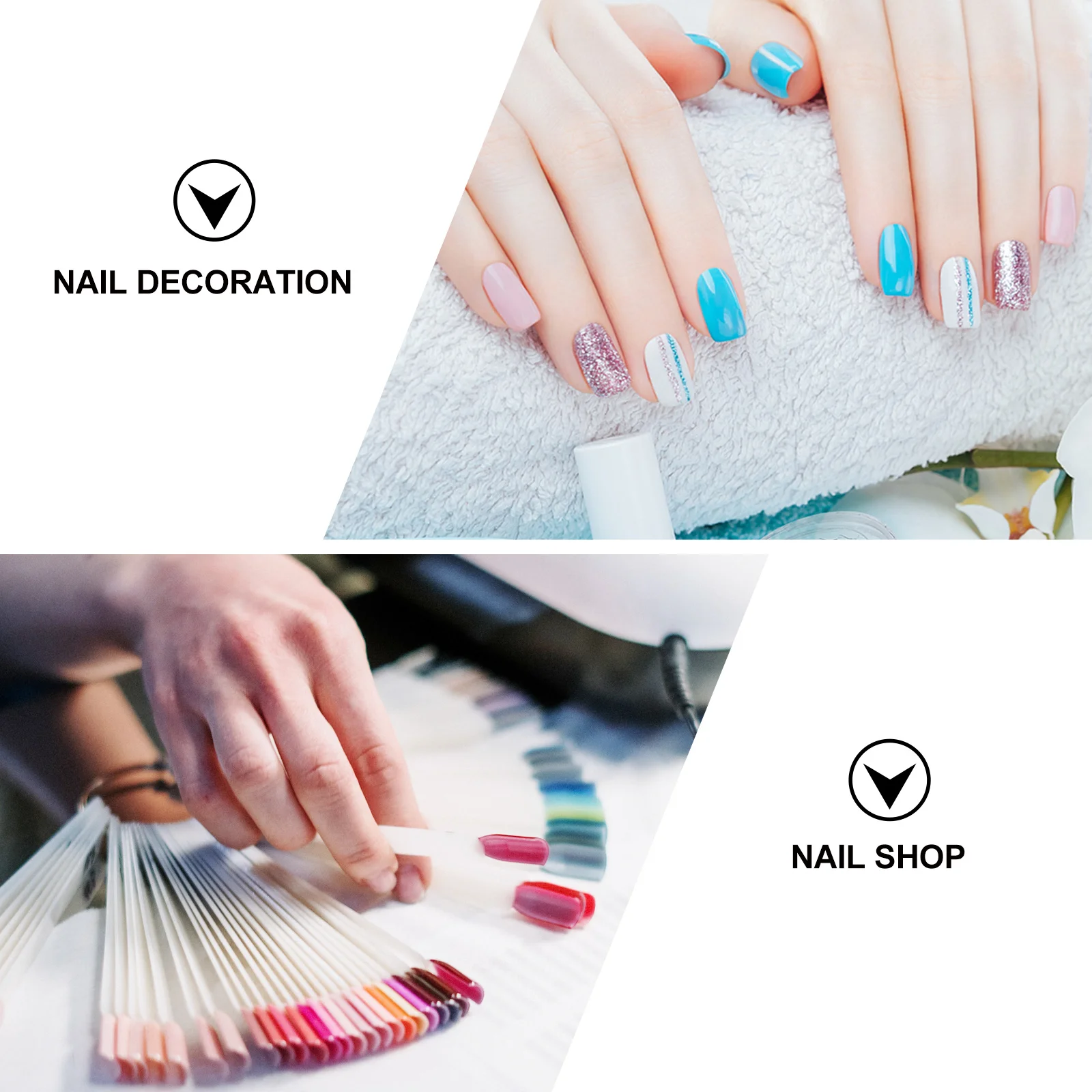 Nagelkunst-Zubehör, 2 Boxen, schwarzes Glitzerpulver für natürlich aussehende Acryl-Gelnägel, schwarzes Nagel- und Fingernagel-Glitzerpulver