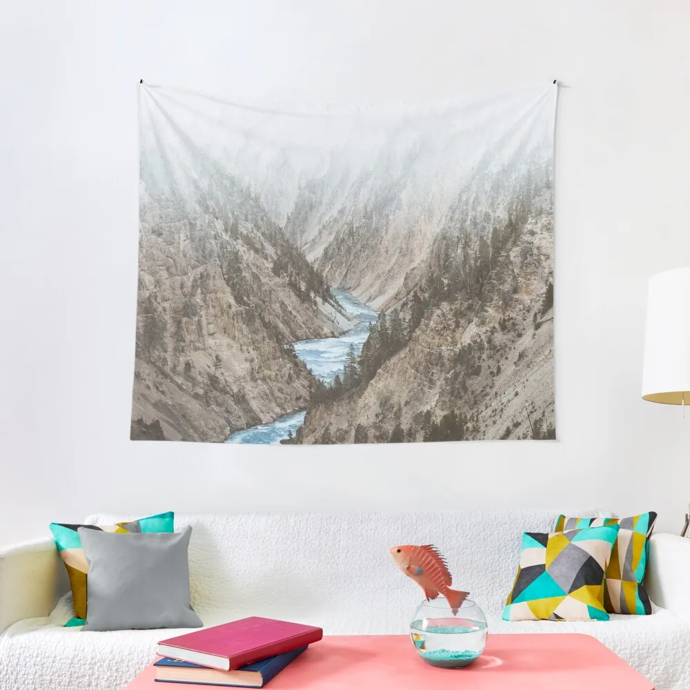 

Foggy Morning of The Mountains River Tapestry Room Decoration Accessories Nordic Home Decor Bedrooms Decor Tapestry