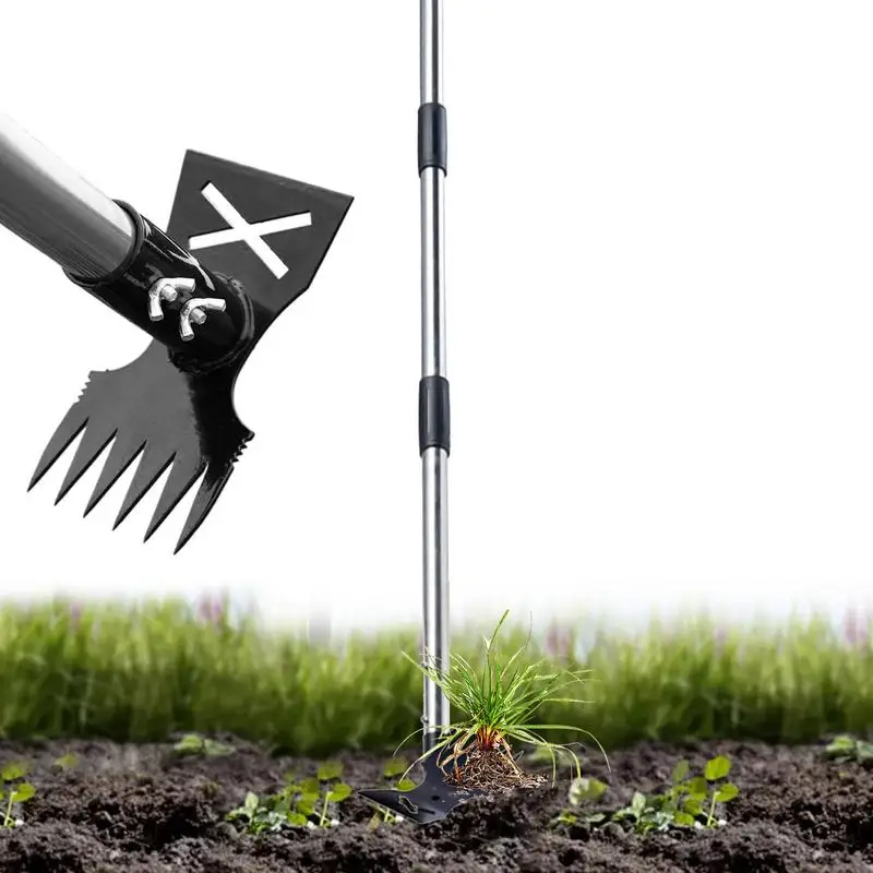 

Weeding Tools Gardening Weeds Removal Tool Heavy Duty Rust-Resistant Digger Double-Sided Design For Outdoor Vegetable Backyard