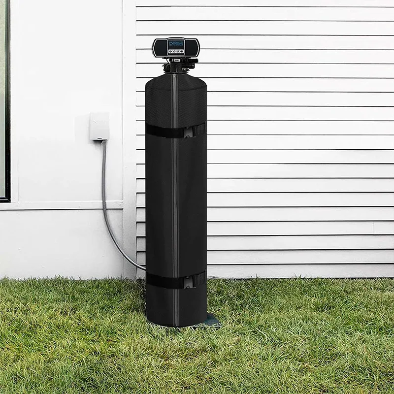 Universal Zippered Water Softener Tank Cover Heavy Duty Waterproof Dustproof Outdoor Protective Shield for Softener Tank