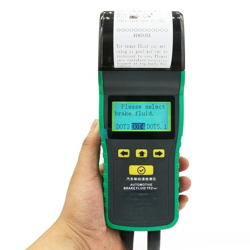 DY23D brake oil detector with printing multi-function sound and light alarm brake fluid