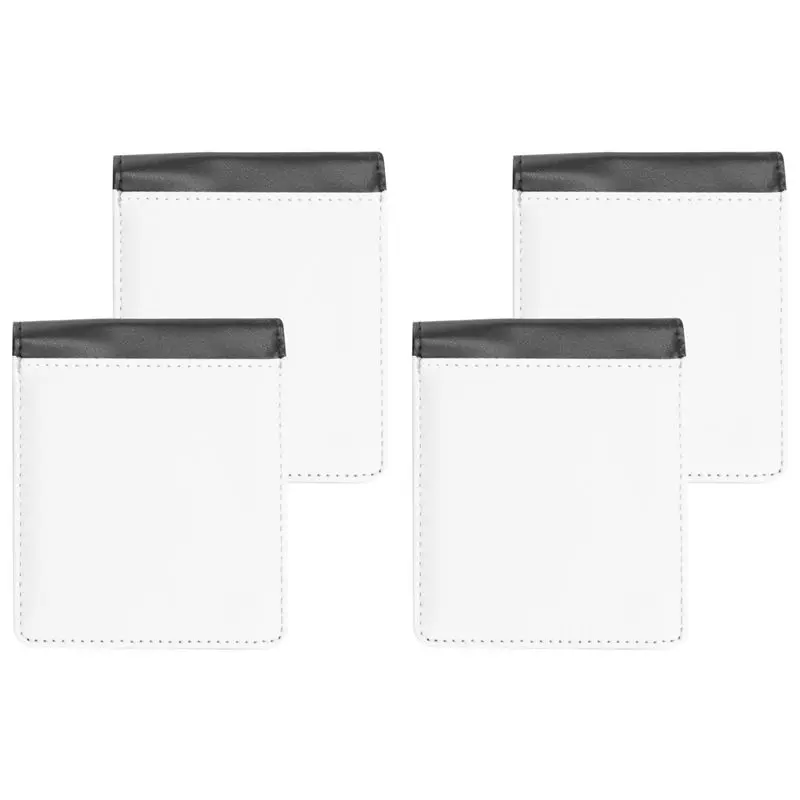 

4Pcs Sublimation Wallet Blank Heat Transfer Wallet Blank Sublimation Wallet With ID Windows For Travel Work Graduation-A74P