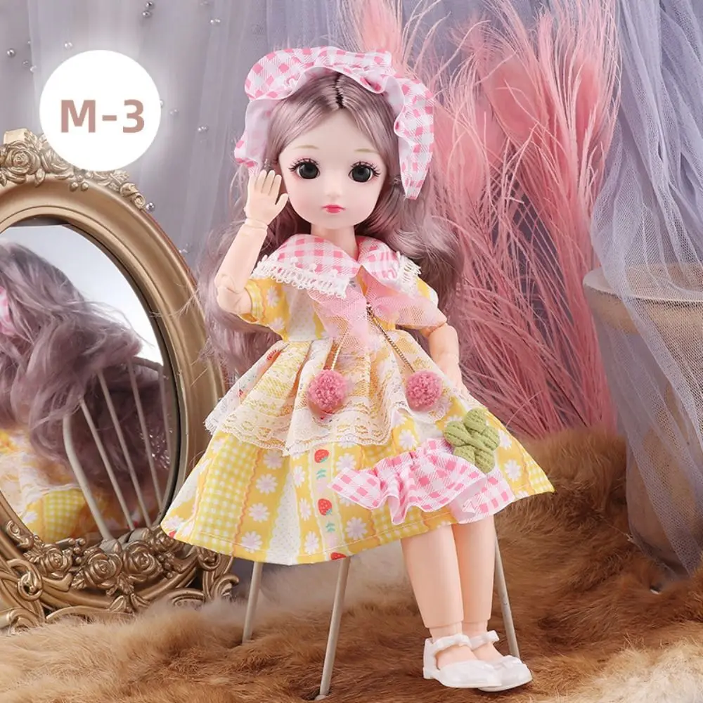 1/6 SD 30cm BJD Dolls&Clothes 23 Moveable Joints Long Hair 30cm Dress Up BJD Dolls Attractive Eyes with Wig Make Up