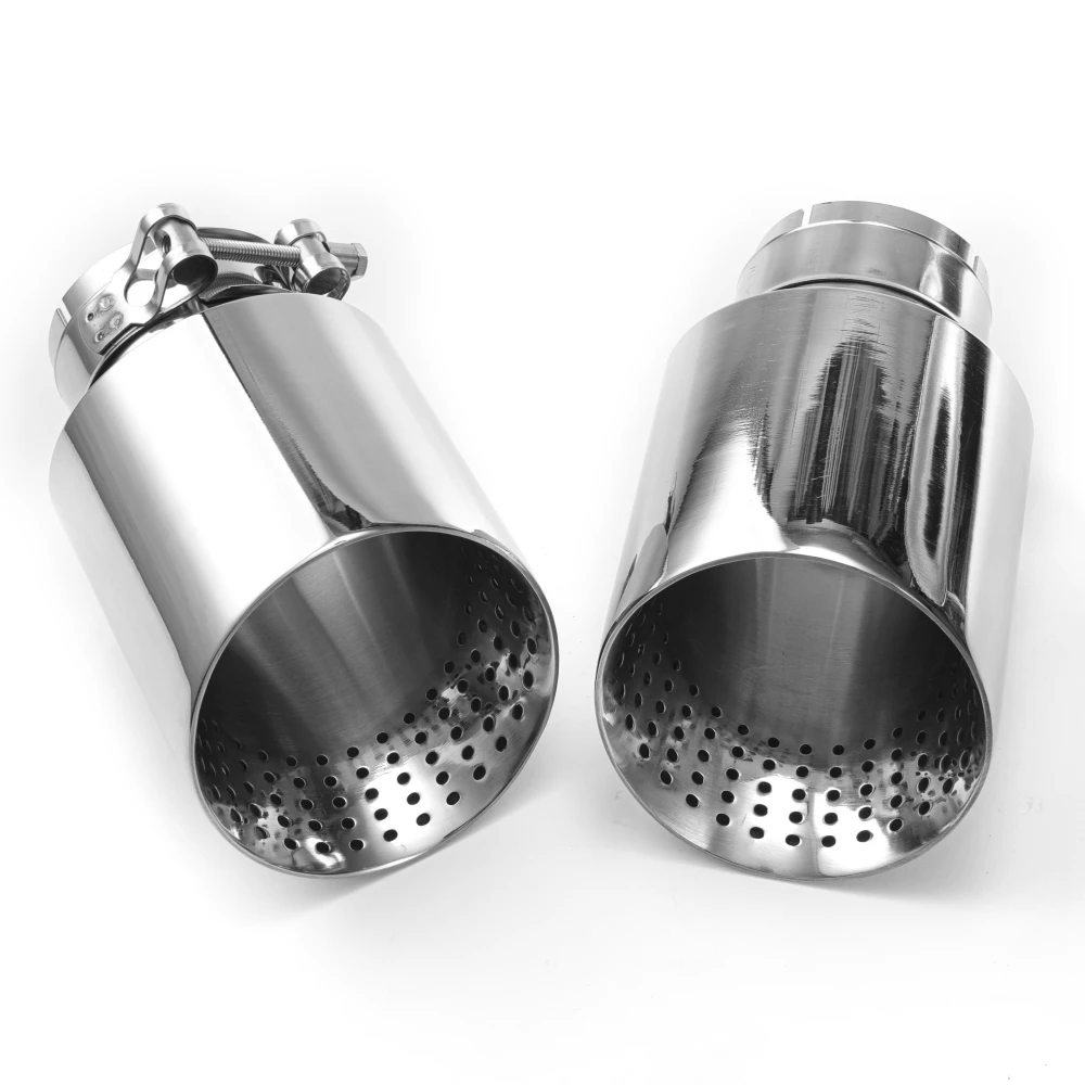 1 Stück 304 Edelstahl Auto Auspuff Spitze System Rohr Universal Auspuff Spitze Schalldämpfer Spitze