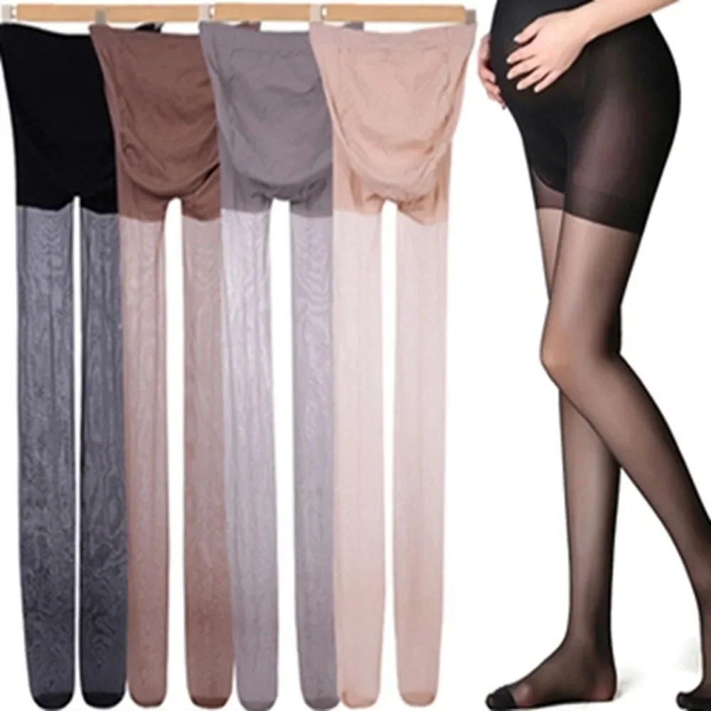 Hot Adjustable Maternity Leggings Pregnancy Clothes Maternity Pants Pregnant Women Pantyhose Silk Stockings Maternity Clothes