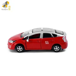 Tiny 1:64 Toyota Prius Taxi Red Diecast Simulation Model Cars Toys