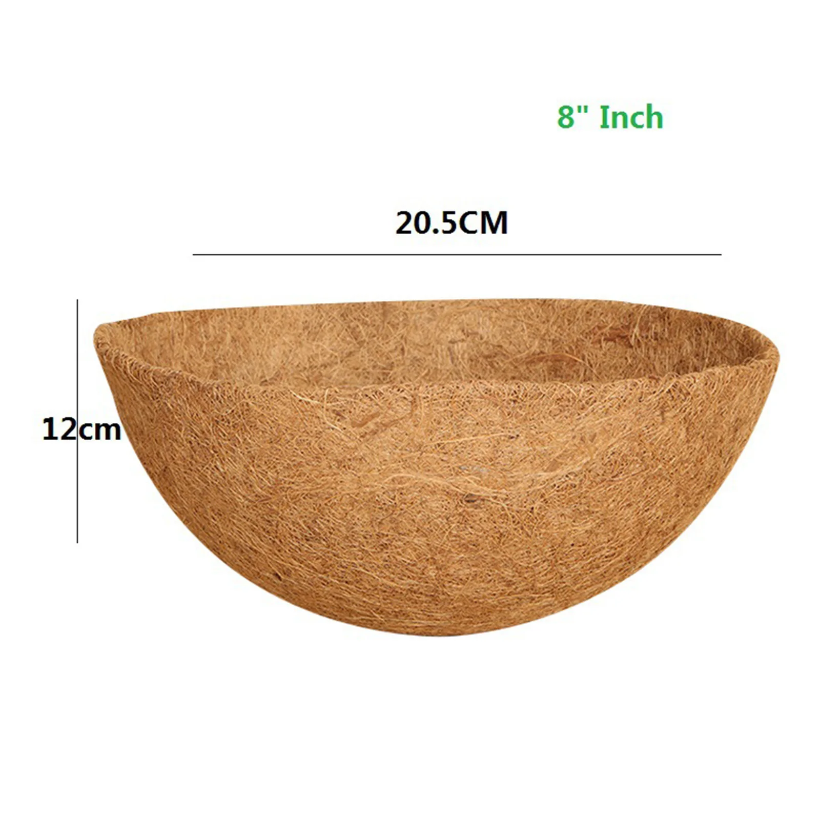 

8/10/12/14/16/18/20/24/30/36/48 Inch Hanging Basket Liner Round Coconut Liners For Planters 100% Natural Coco Basket Replacement