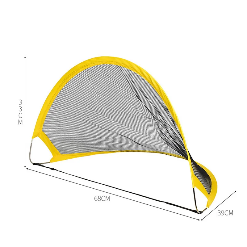 2Pcs Soccer Football Goal Net Kit Set Foldable Training Goal Net Tent Kids Indoor Outdoor Play Toys