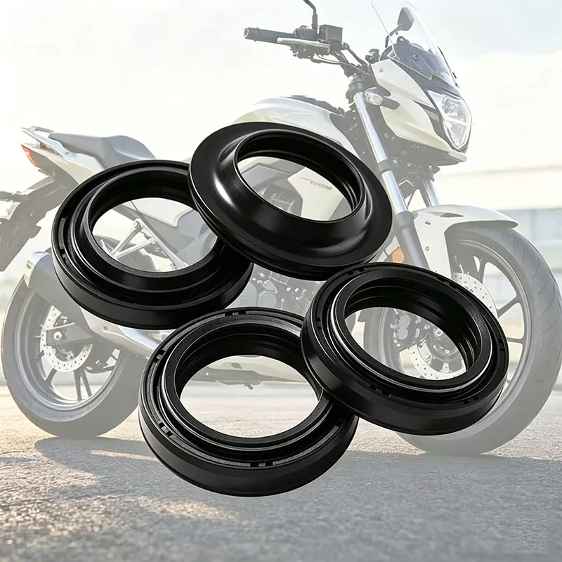 43x55x9.5/10.5 Motorcycle Front Fork Oil Seal Dust Seal for VICTORY-POLARIS CROSS COUNTRY TOURING 1731 CROSS ROADS 1731 HAMMER