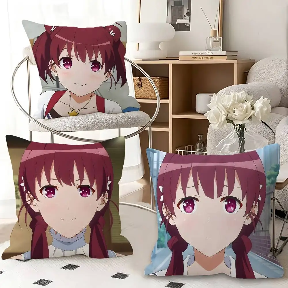 1pc Izumi Hashima Anime Characters Pillow Case Fashion Square Pillowcase Bedroom Sofa Room Ins Decoration Leisure