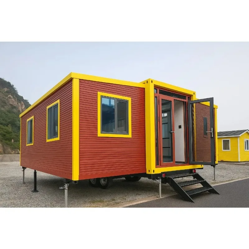 YG Customized 20ft Customized Prefab Expandable Container House 2 Bedrooms 1 Bathroom 1 Kitchen Luxury Tiny Foldable Modular Hom