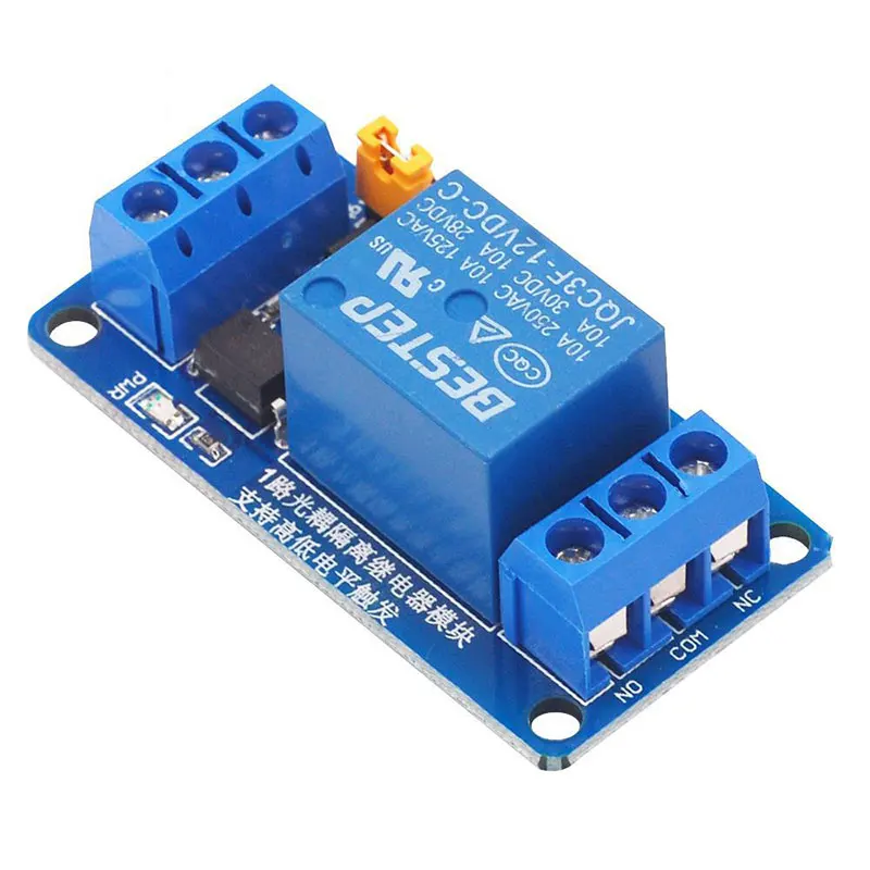 

New 1PCS 3.3V 5V 12V 24V 1 Channel Relay Module High And Low Level Trigger Dual Optocoupler Isolation Relay Module Board