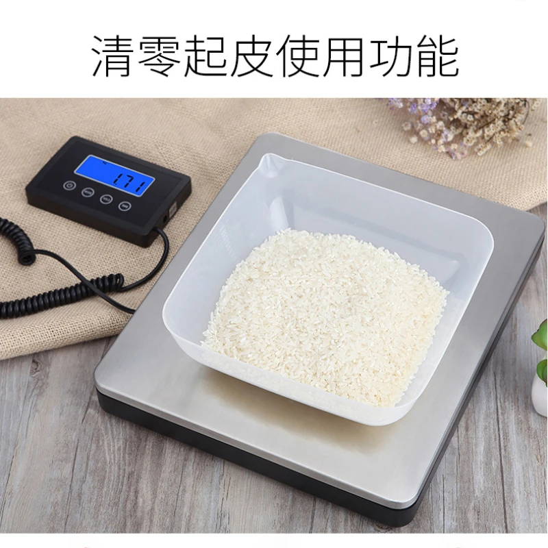 Báscula electrónica de alta precisión, báscula de mesa de logística portátil de 180kg, báscula electrónica de peso para mascotas, suministros para mascotas