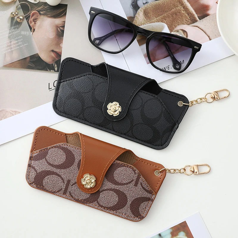 

1pc Soft Pu Leather Eyeglasses Bag Vintage Portable Leather Glasses Bag Eyeglass Case Slim Sunglasses Pouch For Women Mne Travel