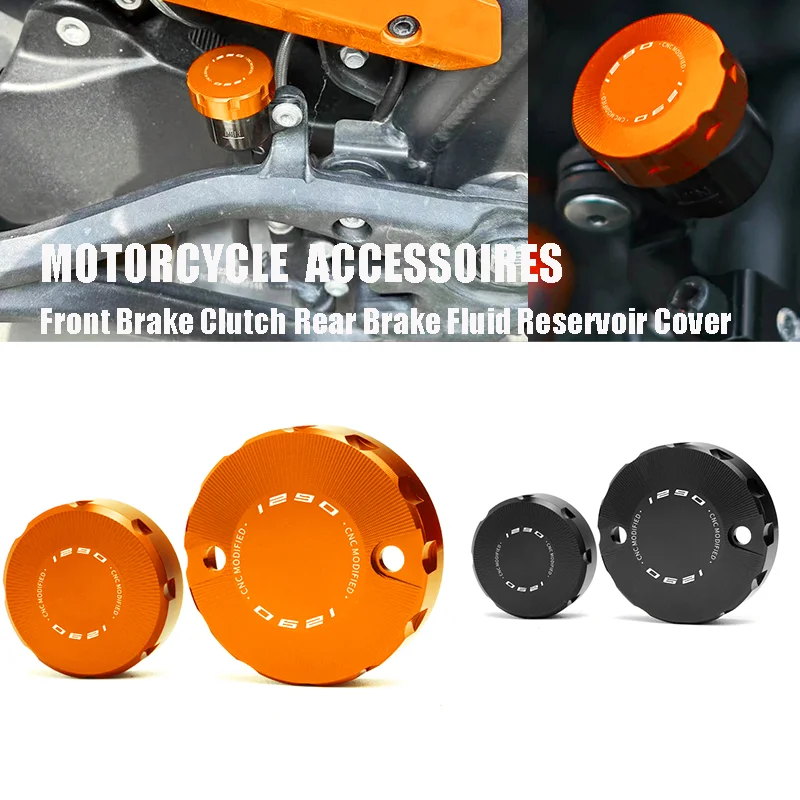 

For KTM 1290 SUPER ADVENTURE S/R/RT ADV 1290SAS Duke GT Motorcycle Front Brake Clutch Rear Fluid Reservoir Cover Accessories