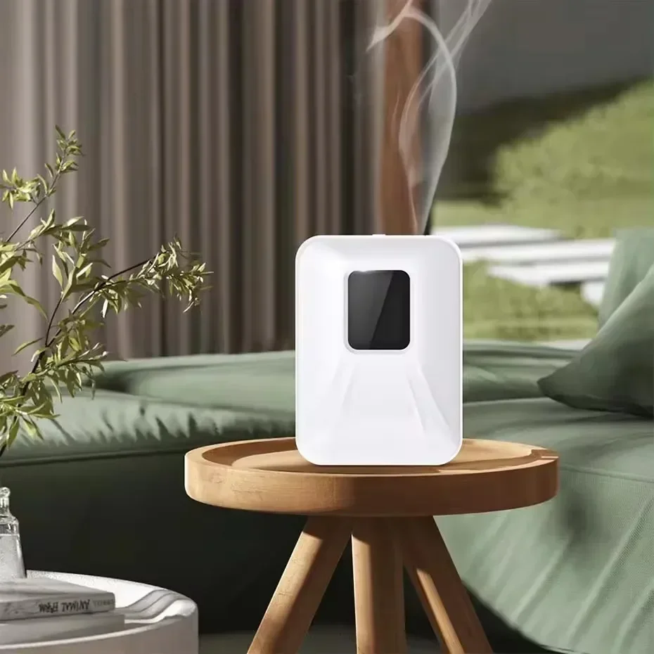 在庫あり 高級 新型 壁掛け式 高級住宅用 電気式フレグランス アロマセラピー エアレス式 香り エッセンシャルオイル アロマ