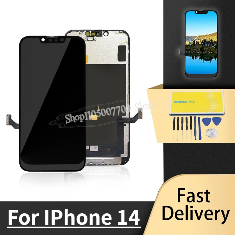 iphone-14-タッチスクリーンデジタイザーアセンブリ用-iphone-14-lcd-ディスプレイ修理交換部品