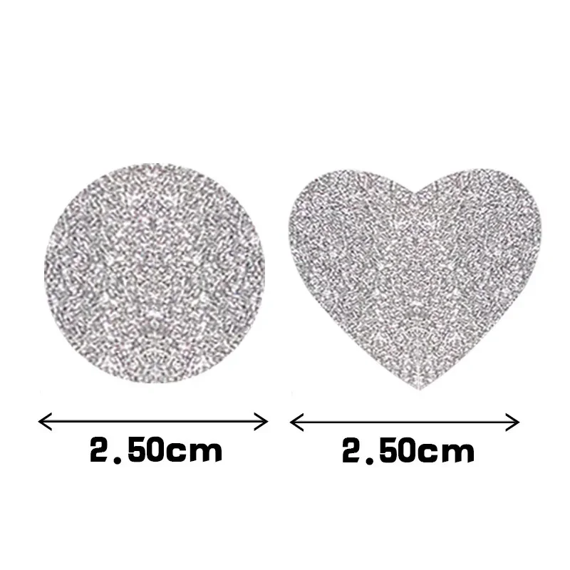 300pcs/roll Exquisite Silver Shiny Dot Heart Shaped Stickers Seal Labels for Gift Package Glitter Card Handmade Decoration