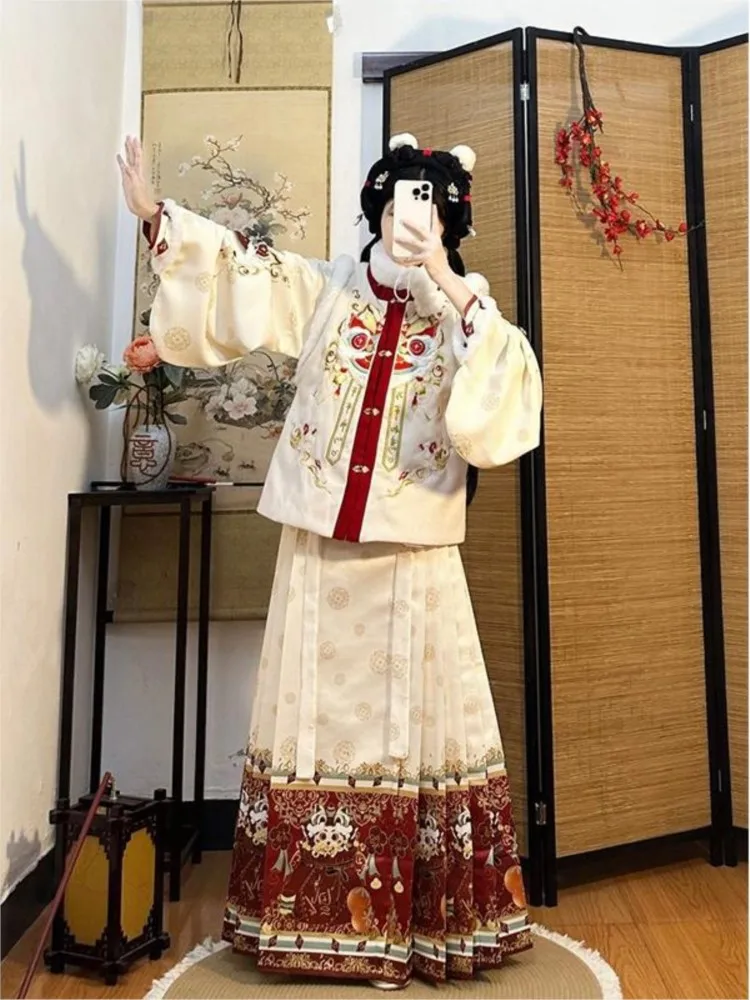 New robe set Hanfu Chinese-style bijia skirt bowing Hanfu