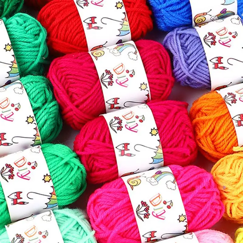 13g Milk Cotton Yarn Wool Yarn Thread For Hand Knitting Scarf Wool Acrylic Crochet Yarn Crocheting Line Sweater Blanket Thread