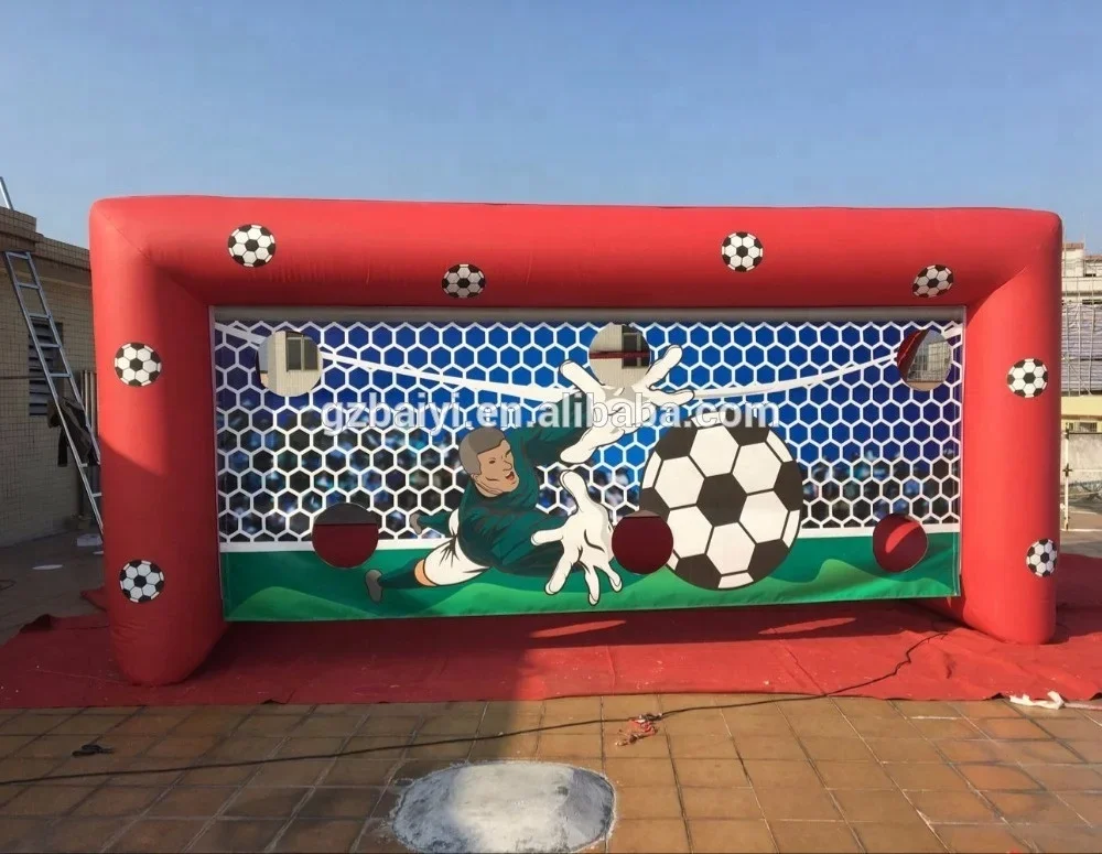 

Wholesale Inflatable soccer goal,inflatable football door,giant inflatable sports games