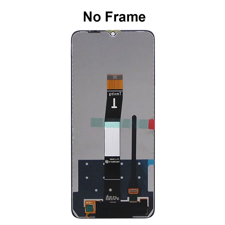 Écran LCD avec cadre pour Xiaomi Redmi 12C, capteur tactile, assemblage numérique, remplacement d'écran LCD, 6.71 pouces