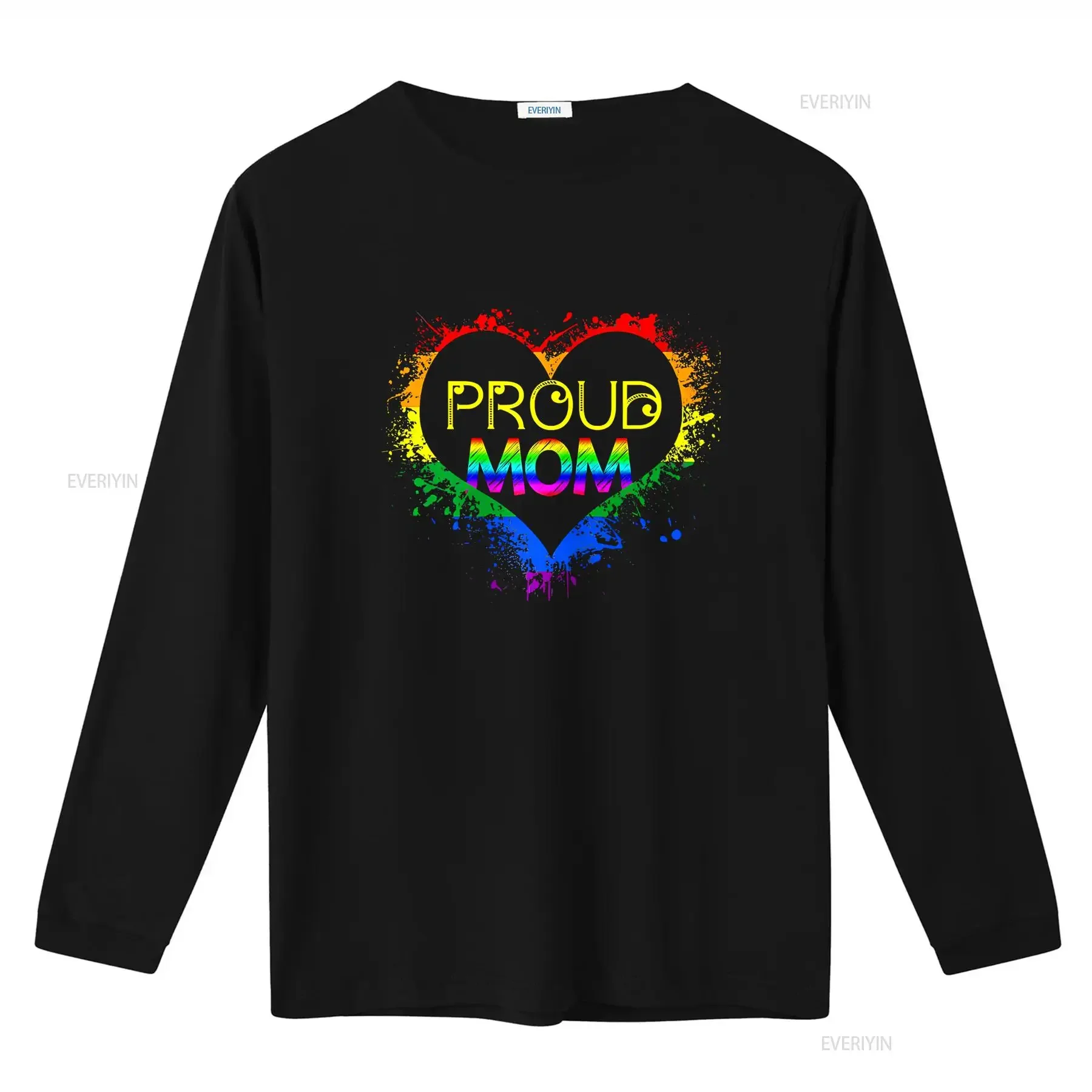 Women Tops Pride T Shirt Proud Mom LGBT  vintage Washed graphic Casual Soft Versatile Breathable designer clothes Stylish view 3