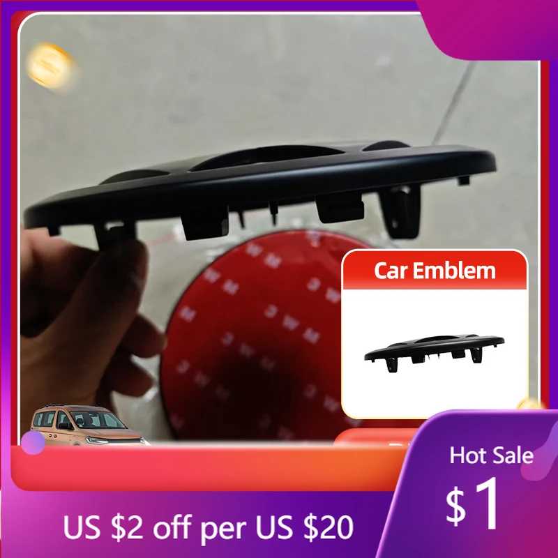 

2026 Новые эмблемы, вытяжки ламп, 2 шт., сменный значок для Caddy 2016-2020 150 мм, значок передней решетки, 130 мм, эмблема задней крышки багажника автомобиля S