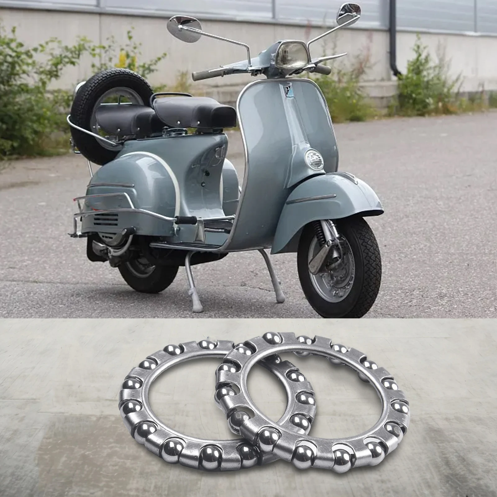 

Steering Bearings Silver Steel Ball Bearing Bearing Silver Steel Inner Outer Package Content Practical Product Name