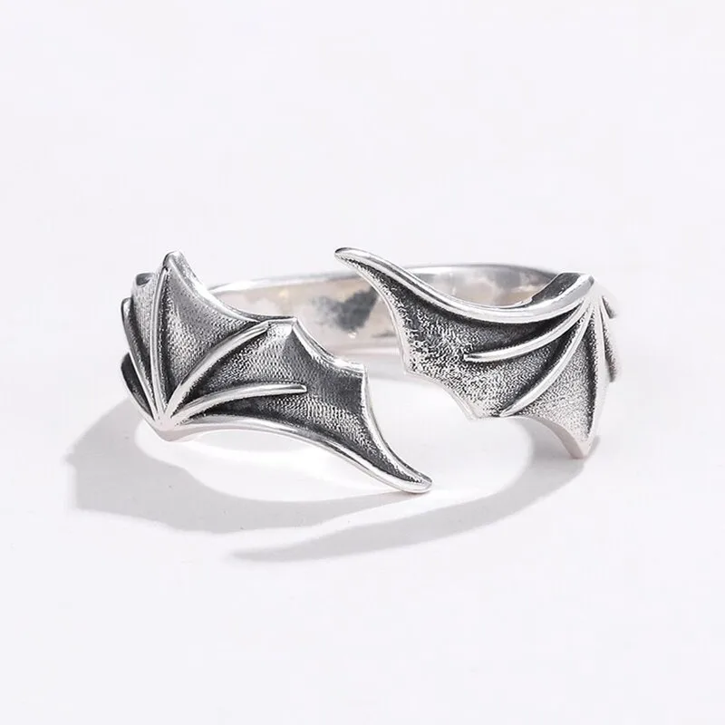 925 Sterling Silver Devil Wing Rings For Women Luxury Designer Jewelry Wholesale  GaaBou Jewellery