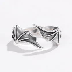 925 Sterling Silver Devil Wing Rings For Women Luxury Designer Jewelry Wholesale GaaBou Jewellery