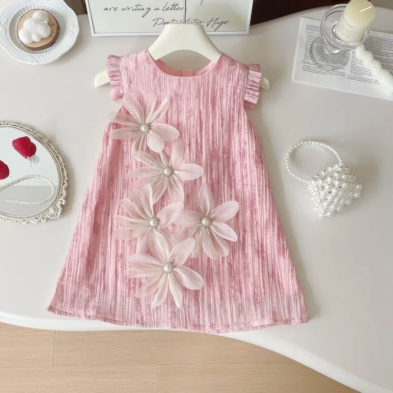 

Girls Dresses Summer 2024 Children Princess Dress For Baby Girls Birthday Party Vest Clothes Kids Fashion Costume Dress Outfits
